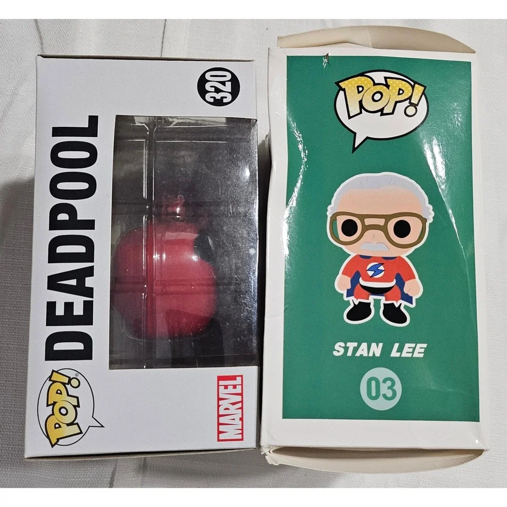 Funko Pop Marvel Deadpool #320 Bobble-Head Stan Lee #03 Collectible Vinyl Figure